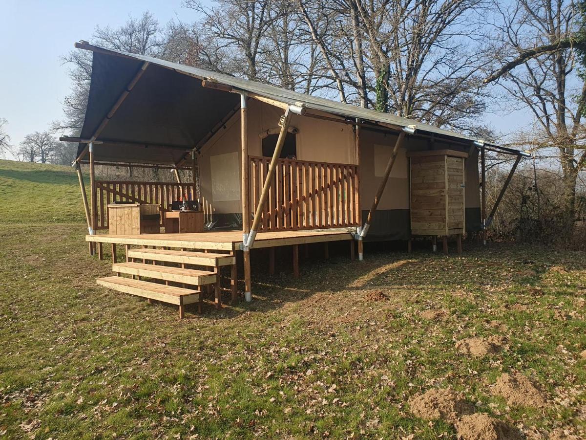 Luxury Safari Tents At Moulin Du Pommier Glamping & Camping Saulgond Ngoại thất bức ảnh
