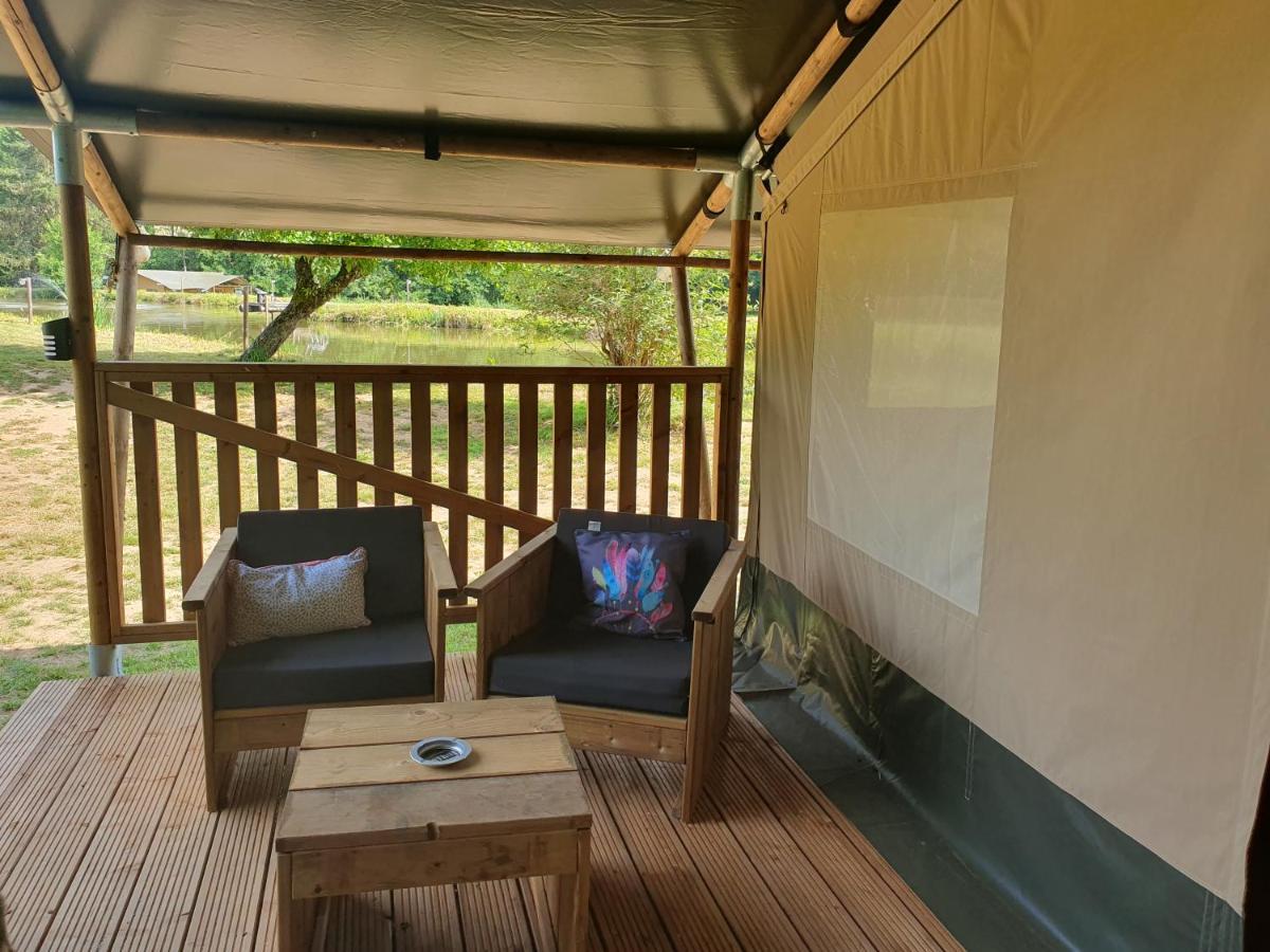 Luxury Safari Tents At Moulin Du Pommier Glamping & Camping Saulgond Ngoại thất bức ảnh