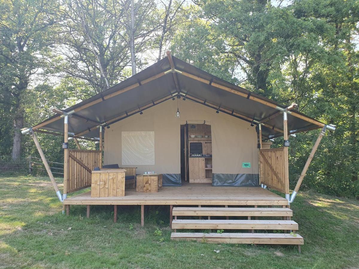 Luxury Safari Tents At Moulin Du Pommier Glamping & Camping Saulgond Ngoại thất bức ảnh