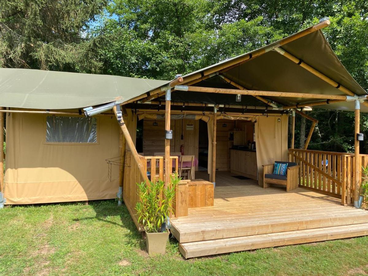 Luxury Safari Tents At Moulin Du Pommier Glamping & Camping Saulgond Ngoại thất bức ảnh